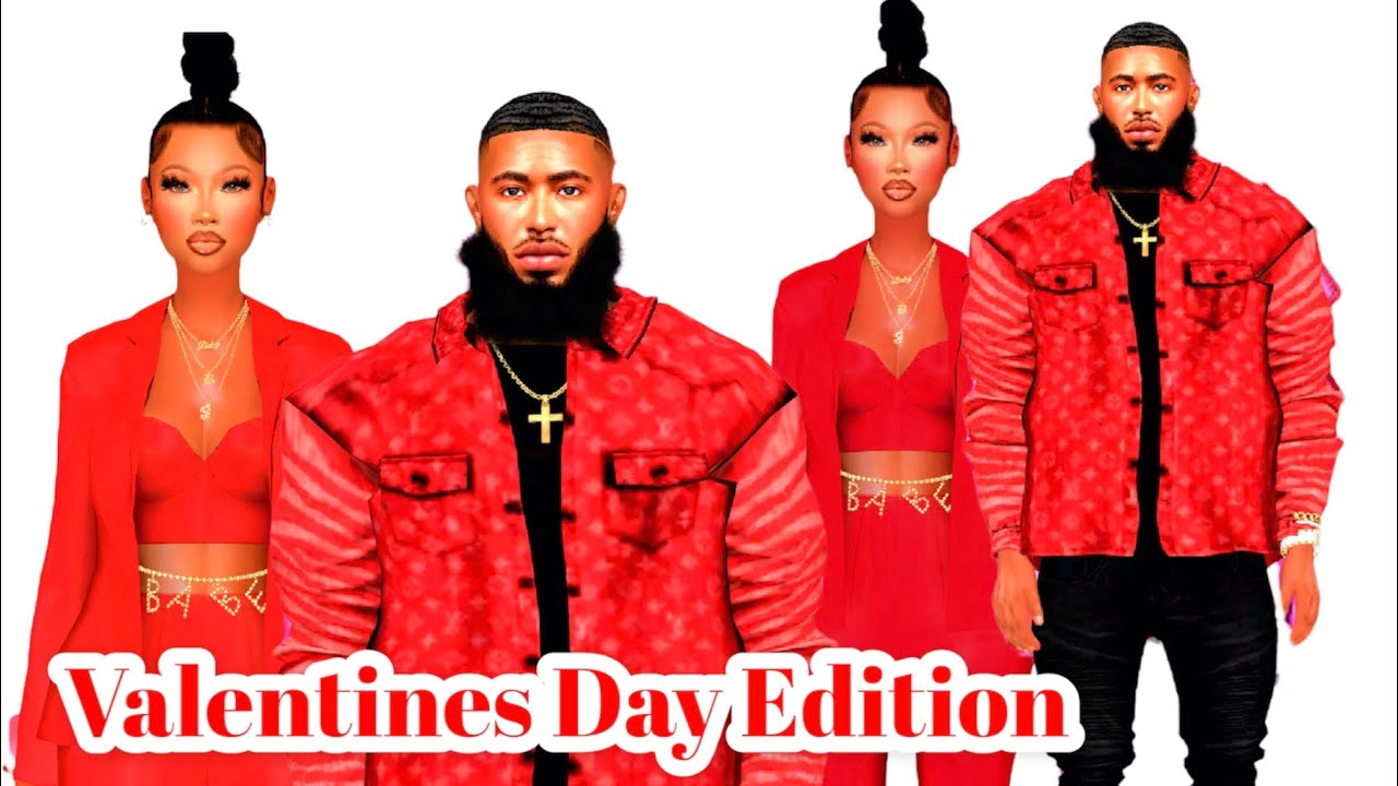 Sims 4 Cas | Valentines Day Couple | CC Folder + Sim Download - YouTube