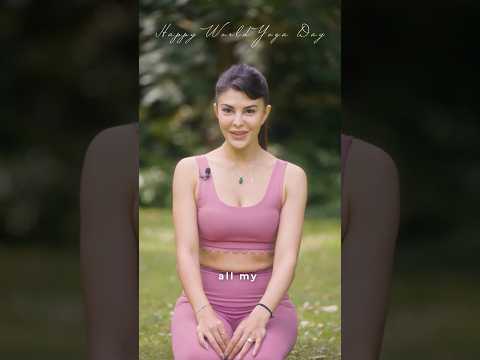 Jacquelinefernandez Does Upsanddowns Like A Pro On Internationalyogaday Shorts 
