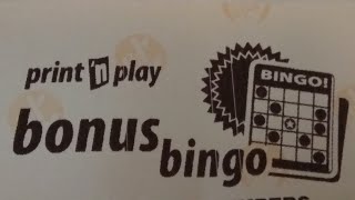 4 Bonus Bingo print n play Virginia Lottery