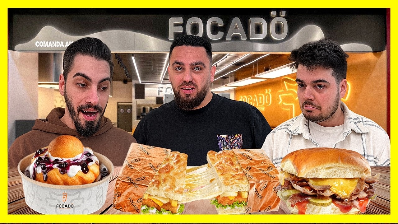 Am testat mâncarea de la FOCADO cu băieții mei de la studio! Și am descoperit aur!