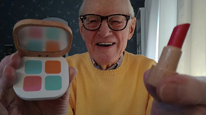 ASMR Grandpa 30 Minute Doing Your Makeup💄with Wooden Makeup Roleplay for Sleep (MOUTH SOUNDS) 😴👄