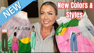 HALARA SPRING 2024 TRY ON HAUL | NEW HALARA COLORS AND STYLES FOR SPRING | HOTMESS MOMMA VLOGS