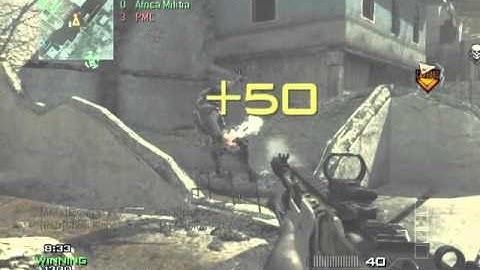 MW3 Quad Javelin Kill on Drop Zone Mission