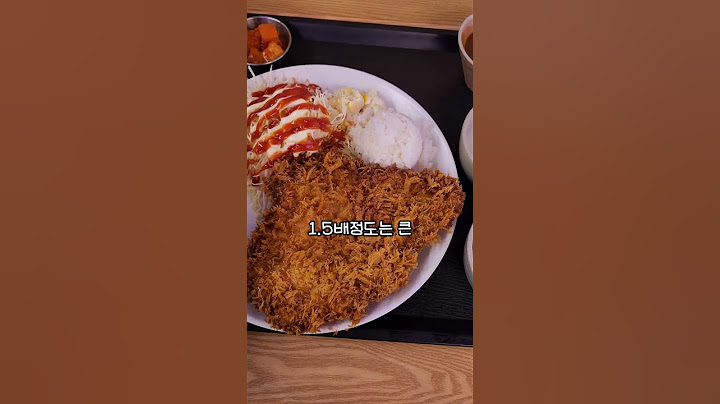 경동시장에서 푸짐한 왕돈까스 먹기 #경동시장맛집