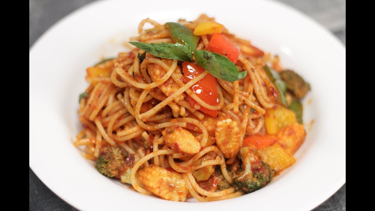 Spaghetti with Arrabiata Sauce In Gujarati | Snacky Ideas by Amisha Doshi | Sanjeev Kapoor Khazana