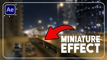 Miniature Effect With AI And After Effects Tutorials
