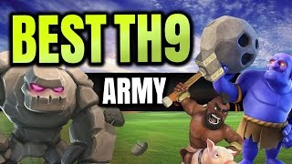 Clash of Clans: STRONGEST GROUND ARMY AT TH9