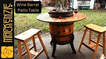 Building a Wine Barrel Patio Table (Part 1 of 4)