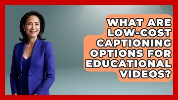 What Are Low-cost Captioning Options For Educational Videos? - Teacher Tech Toolbox