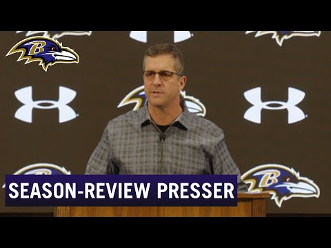 John Harbaugh's Season-Ending Press Conference | Baltimore Ravens