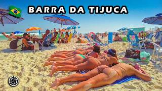 RIO DE JANEIRO BEACH  — BARRA DA TIJUCA BEACH —  🇧🇷 Brazil 【 4K UHD 】