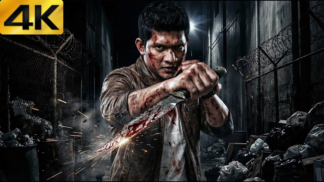 【4K】Экшен-фильм! Наемник мстит на улице и уничтожает всю банду!