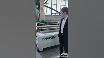 PMSK cnc router machine stability testing.