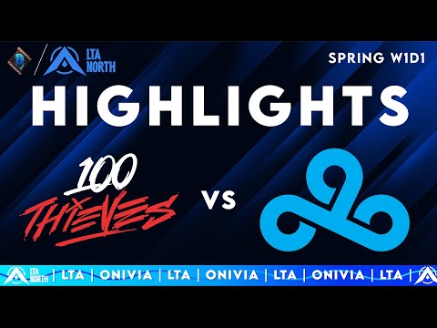 100T vs C9 Highlights ALL GAMES | LTA North 2025 Split 2 | 100 Thieves vs Cloud9 by Onivia
