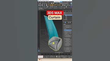 ✅ Realistic Curtain in 3ds Max 🪟 | Cloth Modifier Tutorial | Quick Tip