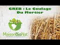 Construire en paille avec la technique du greb  coulage du mortier