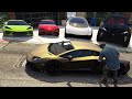 GTA 5 - Stealing Luxury Cars with Franklin!| (Real Life Cars #86)