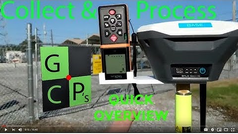Collect and post process Ground Control Points (GCP