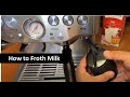 Live | How to Froth Milk | Breville Barista Express