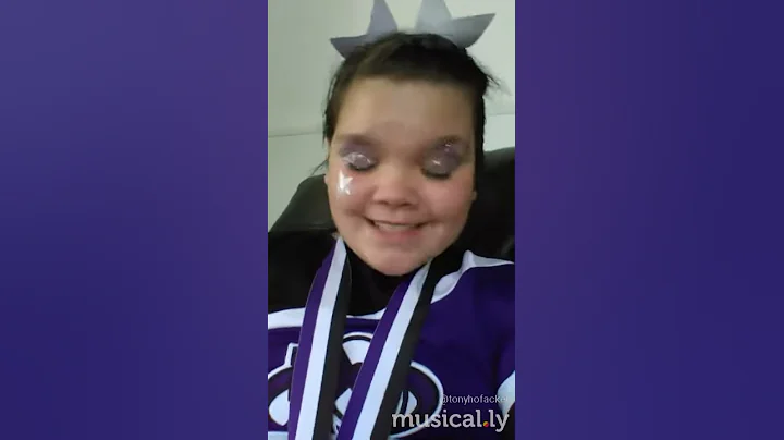 Little 11 year-old just got done with her competit...