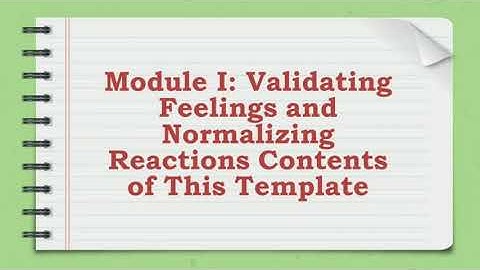 The 2020 Online Self-Guided PFA Modules