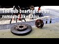 X-TRAIL T31 /The front hub bearing can be removed like this /ハブベアリングの外し方を知りたいの？