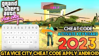 How to use cheat code in GTA vice City Android | How to enable cheat codes gta vc Open Keyboard Gta screenshot 4