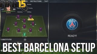 FIFA 15 DEMO - Best Barcelona Setup (Squad and Formation) screenshot 5