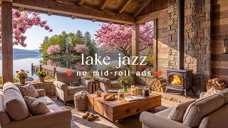 🌊 Spring Lake Jazz (NO MID-ROLL ADS) – Peaceful Piano Ambience for Relaxation & Focus