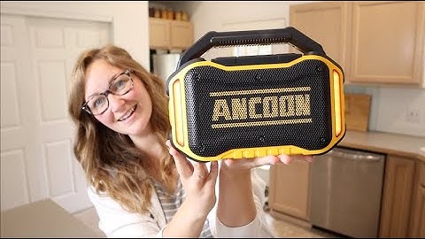 Bluetooth Speaker Review | Wireless: 80W Loud Jobsites Portable Speaker, 100 ft Range