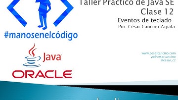 Clase 12 Taller Práctico de Java. Eventos de Teclado