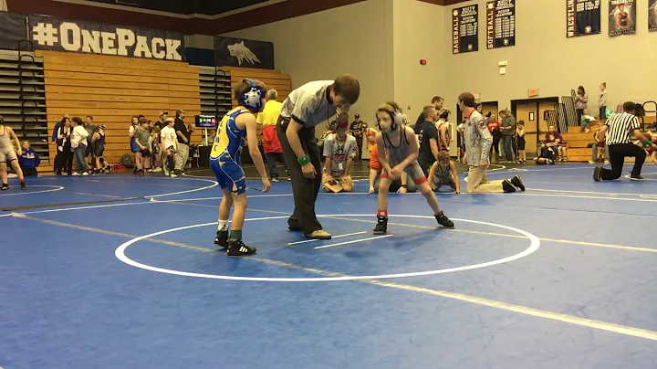 White Knoll Open 55lbs Match 1 Landon Langston vs....