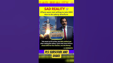 "IITians Reject ISRO Jobs? 🚀 The Harsh Truth Behind Salary & Sacrifice!" #isro #shorts #reality #iit