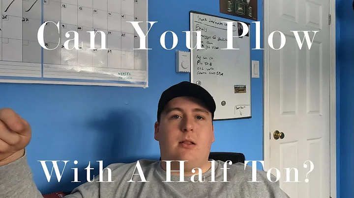 Can You Plow Snow With a Half Ton Truck?