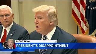 Trump on disappointment with latest GOP failure to repeal, replace Obamacare
