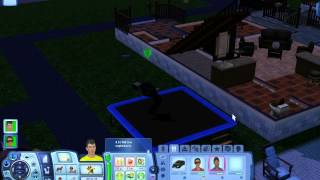 The Sims 3 trampolina triki