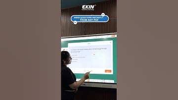EKIN Interactive Flat Panel | How To Use Smart Board | Best AI Digital Board
