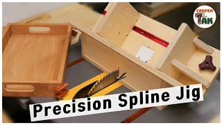 ⚡[ DIY ] Secrets of the woodworking master / How to make a perfect spline jig / FINE WOODWORKING
