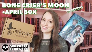 OWLCRATE BOOK AND BOX #1: Bone Crier's Moon book review + April box