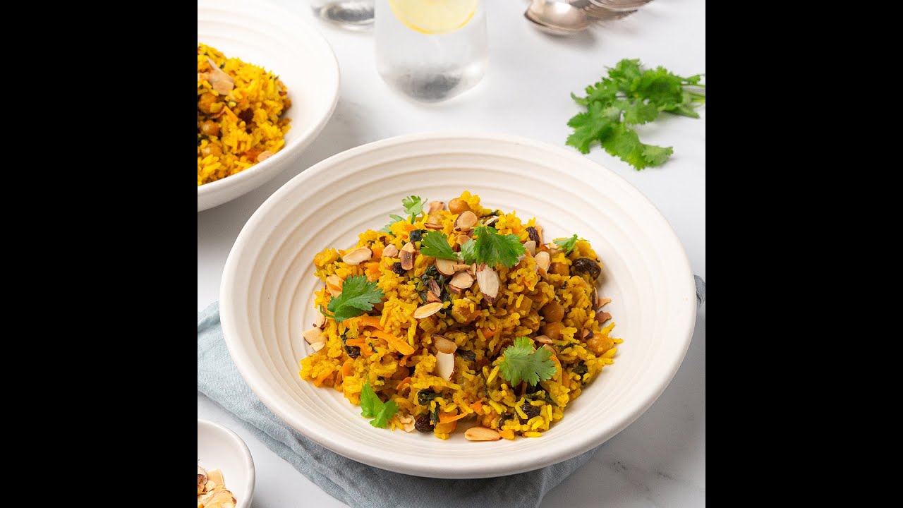 Vegan Curried Rice with Chickpeas Recipe