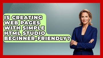 Is Creating Web Pages with Simple HTML Studio Beginner-Friendly? | Simple HTML Studio News