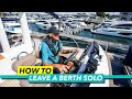 Driving a boat | How to leave a berth single-handed | Motor Boat &amp; Yachting