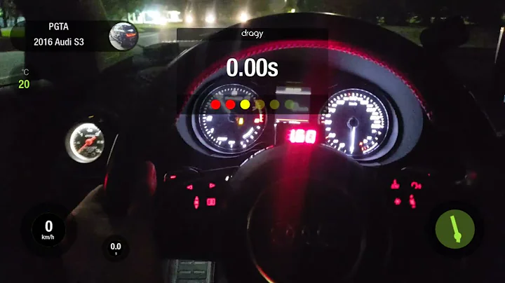 Audi S3 Stage 3 1/4 mile 1/8 mile 100 200 km/h