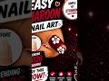 Easy maroon nail art 💅 Beginner friendly nail design tutorial ✨ #nailart #simplenails #nailideas