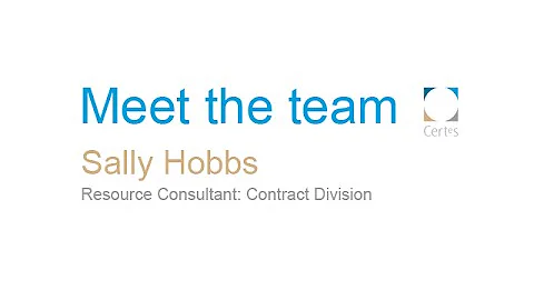 Meet the team - Sally Hobbs