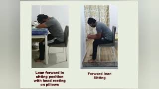 Breathlessness Relieving Positions