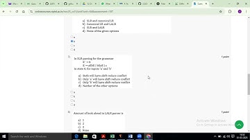 NPTEL NOC25_CS13 COMPILER DESIGN WEEK 6 Assignment 6 Solutions
