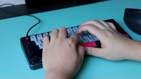 So smooth: D65 Custom Mechanical Keyboard with Durock POM Switches sound test