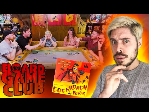 Let's Play COCKROACH POKER | Board Game Club