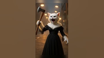 MÈO CON VÀ MẸ KẾ ÁC ĐỘC  #ai #cat #cute #meow #ôtô